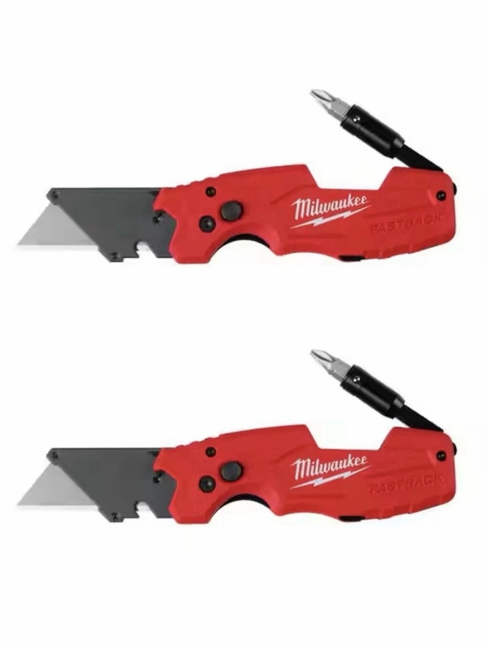 Milwaukee Red Fastback Utility Knife - 2 Pack